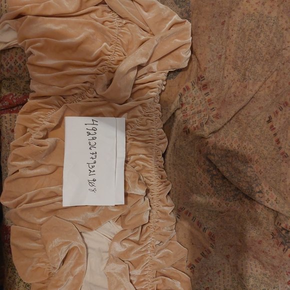 Velvet Ruched Dress - Picture 6 of 7